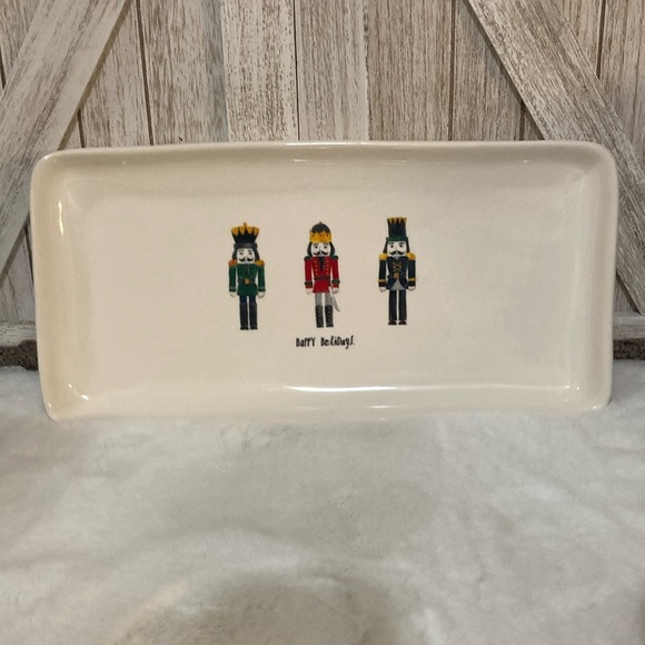 Rae Dunn Christmas Nutcracker Serving Tray - Picture 1 of 6